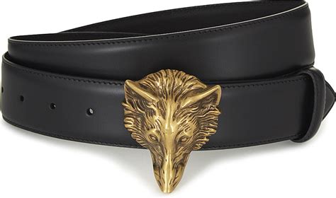 gucci wolf buckle nylon belt|Gucci belt buckle men's.